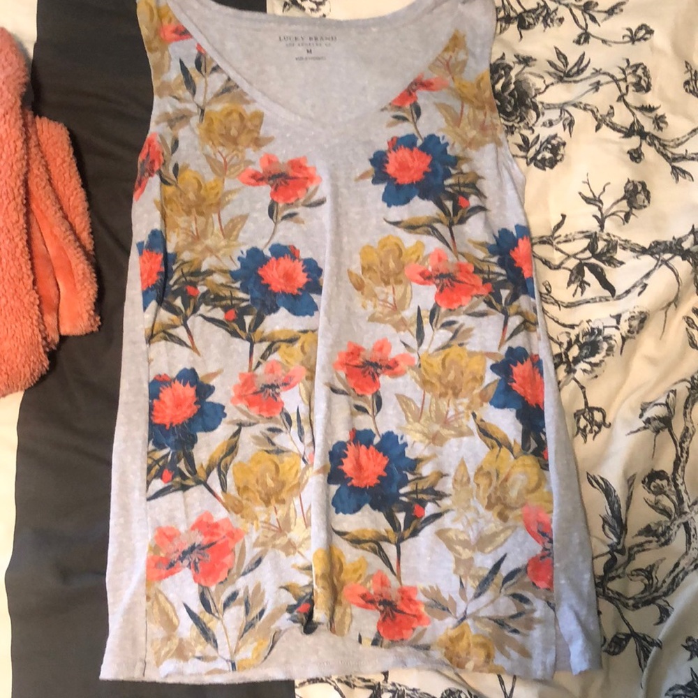 Lucky Brand Floral Tank Top